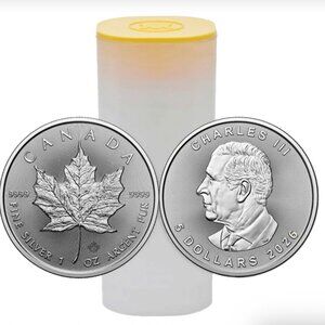 2026 Canada 1 oz Silver Maple Leaf Coin – From Mint Tub